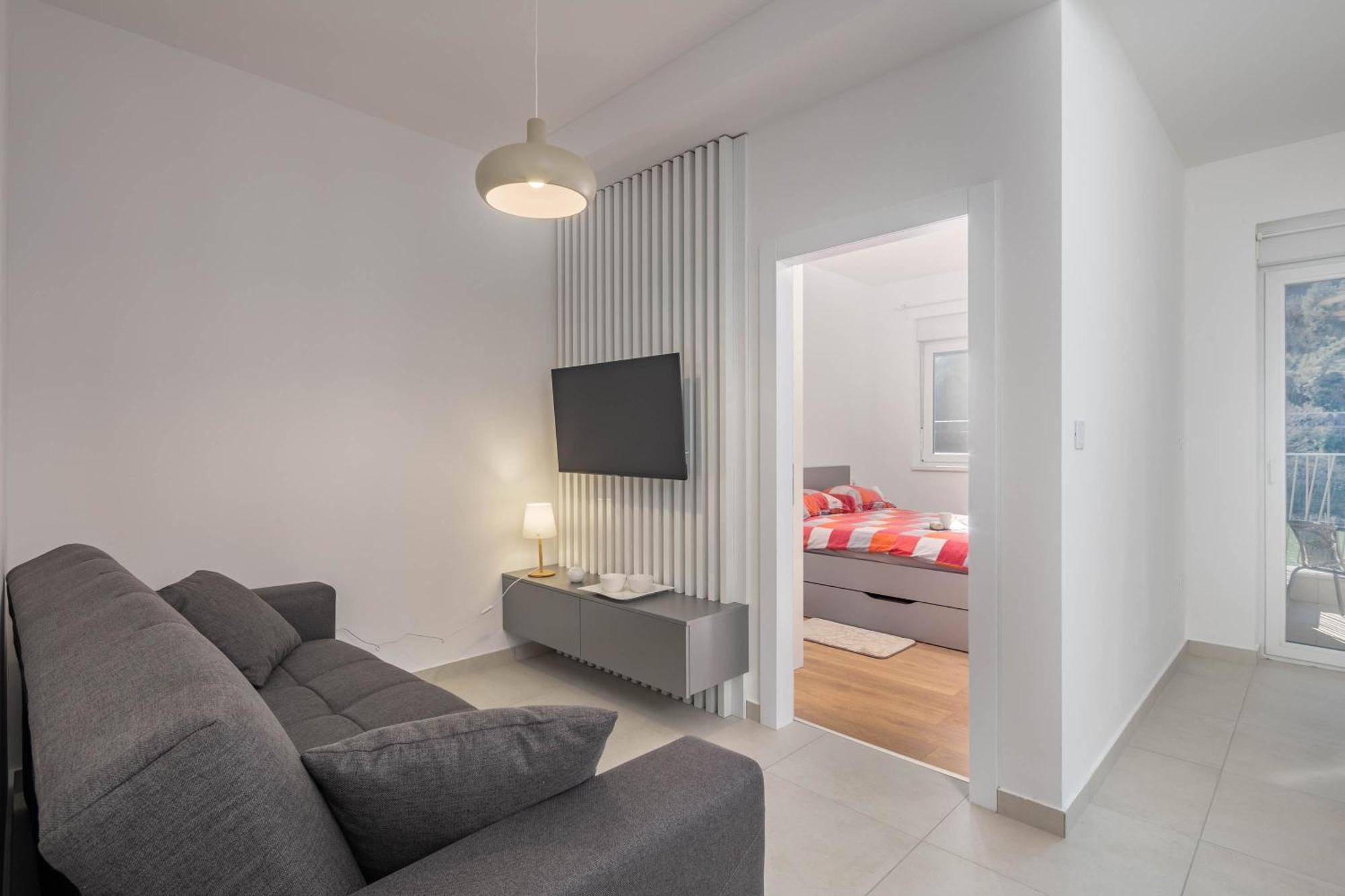 Seafront Villa Andrijana - Happy Rentals Plomin Eksteriør bilde