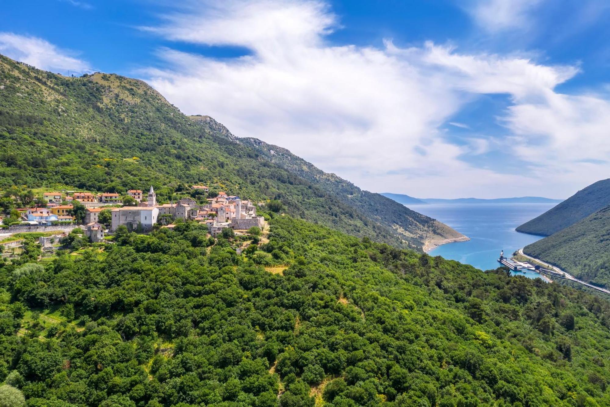 Seafront Villa Andrijana - Happy Rentals Plomin Eksteriør bilde